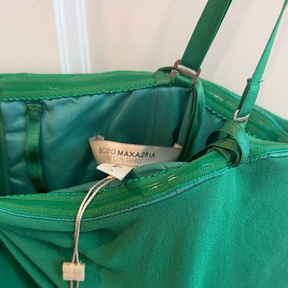 bcbg green dress strapless BCBG Maxazria Green Felicity Strapless Gown- Size 4 (see notes) – The Saved  Collection main image 0